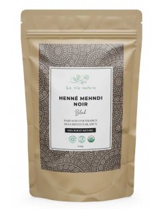 HENNÉ NOIR MEHNDI COLORATION VÉGÉTALE 100 G